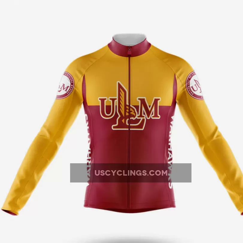 University of Louisiana Monroe Long Sleeve Cycling Jersey Only Ver.2
