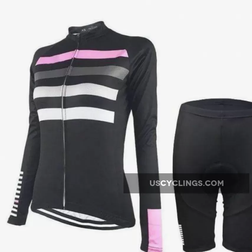 Women's Four Stripe Long Sleeve Cycling Kit New Releases