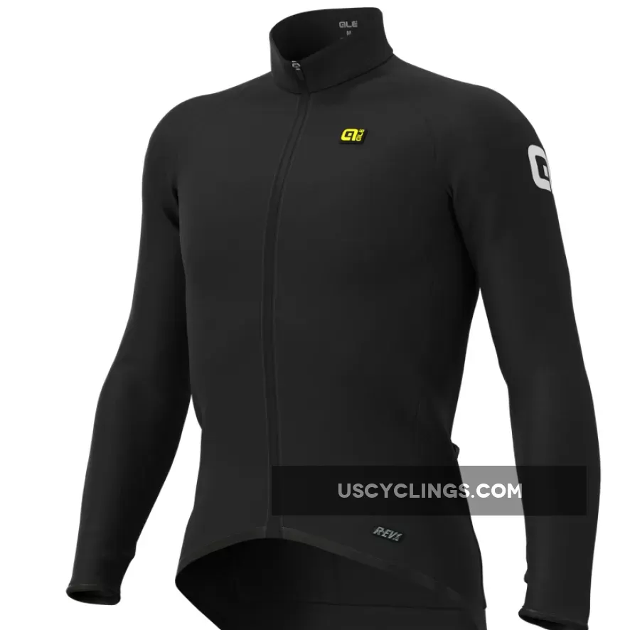 Ale R-EV1 Thermal Long Sleeve Jersey - Black L22011401 Online