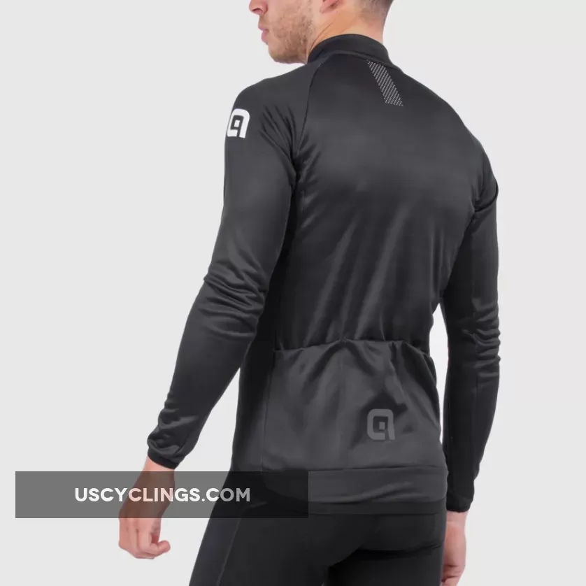 Ale R-EV1 Thermal Long Sleeve Jersey - Black L22011401 Online