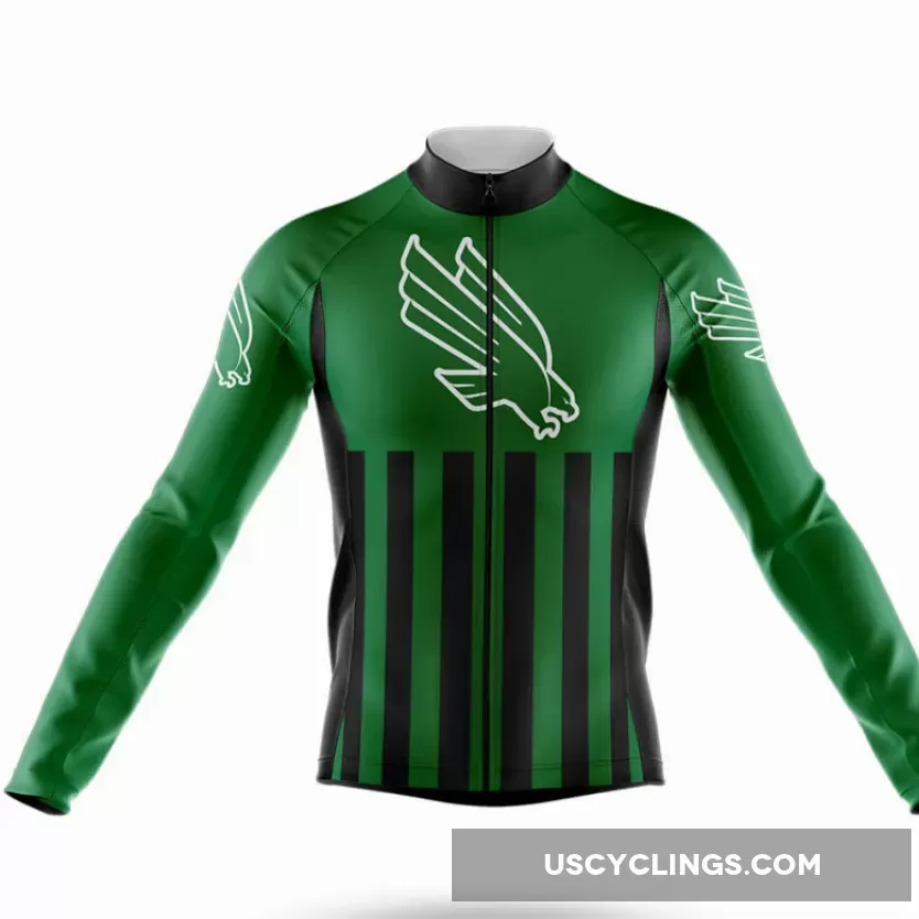 University of North Texas USA Long Sleeve Cycling Jersey