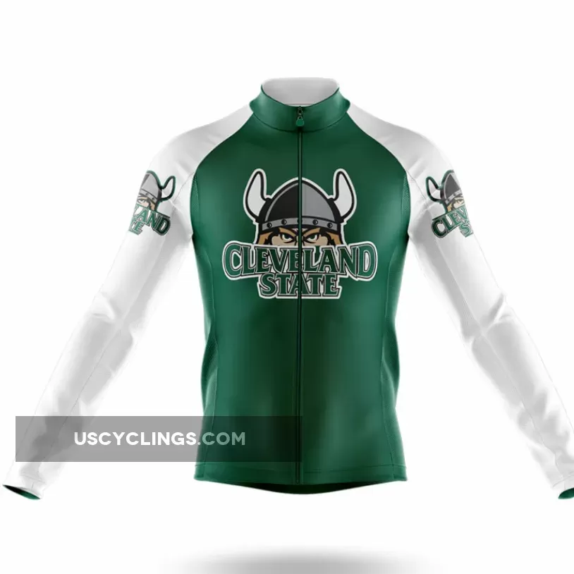 Cleveland State Vikings Long Sleeve Cycling Jersey Restock