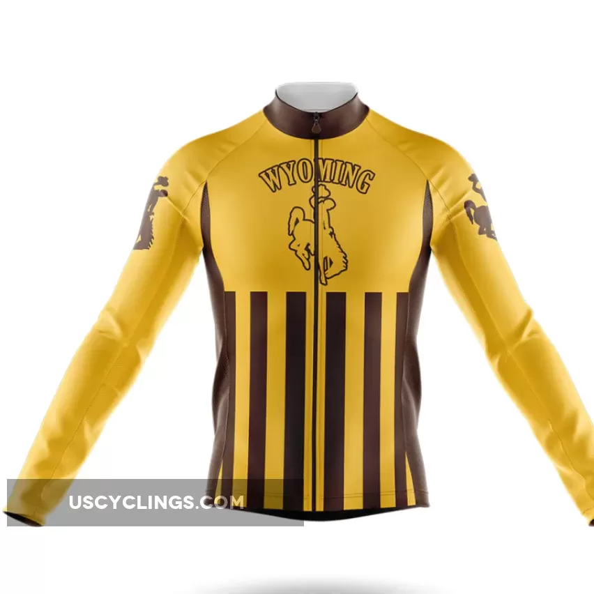 University of Wyoming USA Long Sleeve Cycling Jersey