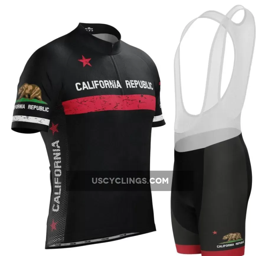 Men's California Republic Short Sleeve Cycling Kit