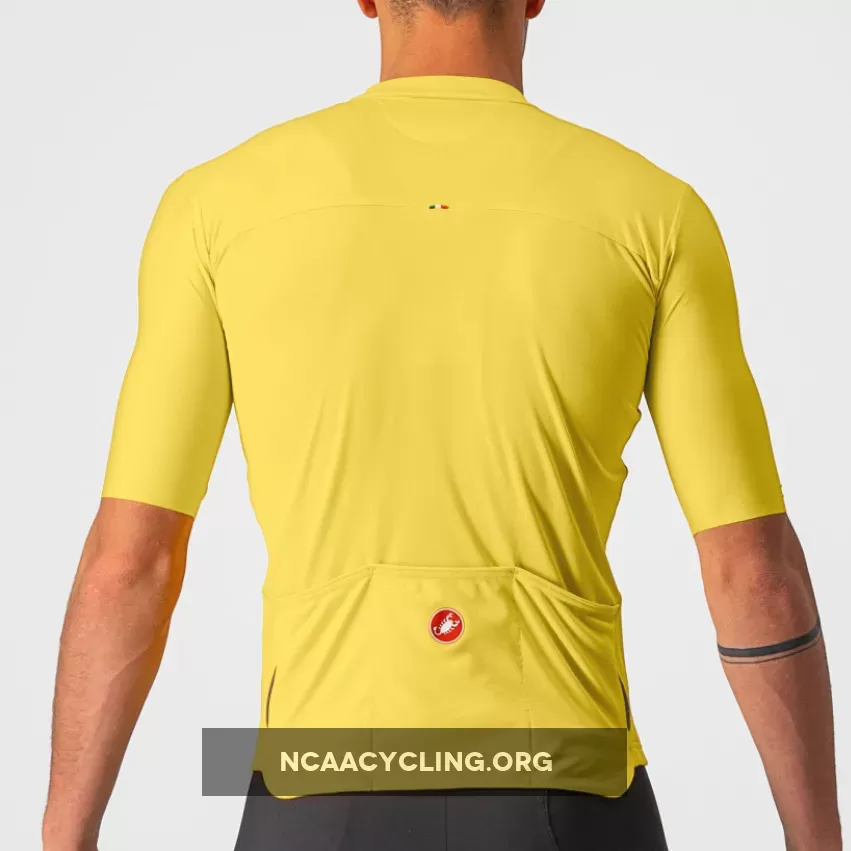Castelli Prologo 7 Jersey - Yellow White 4522023-782-M For Sale