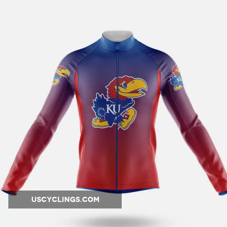Online Gradient KU Cycling Kit - Long Sleeve Jersey