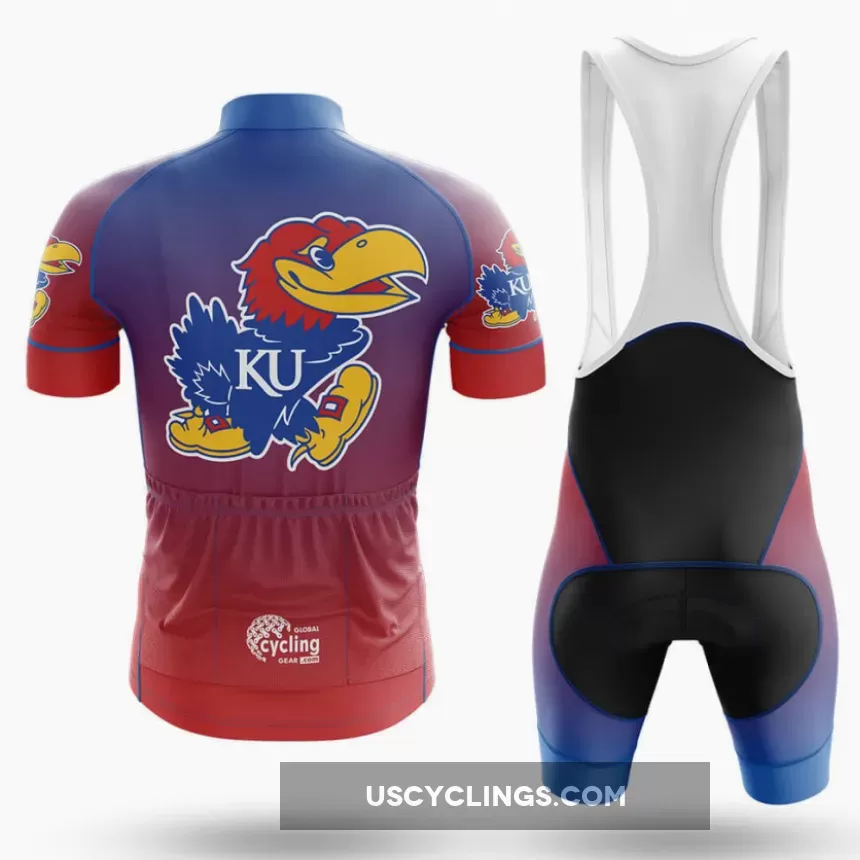 Online Gradient KU Cycling Kit - Long Sleeve Jersey