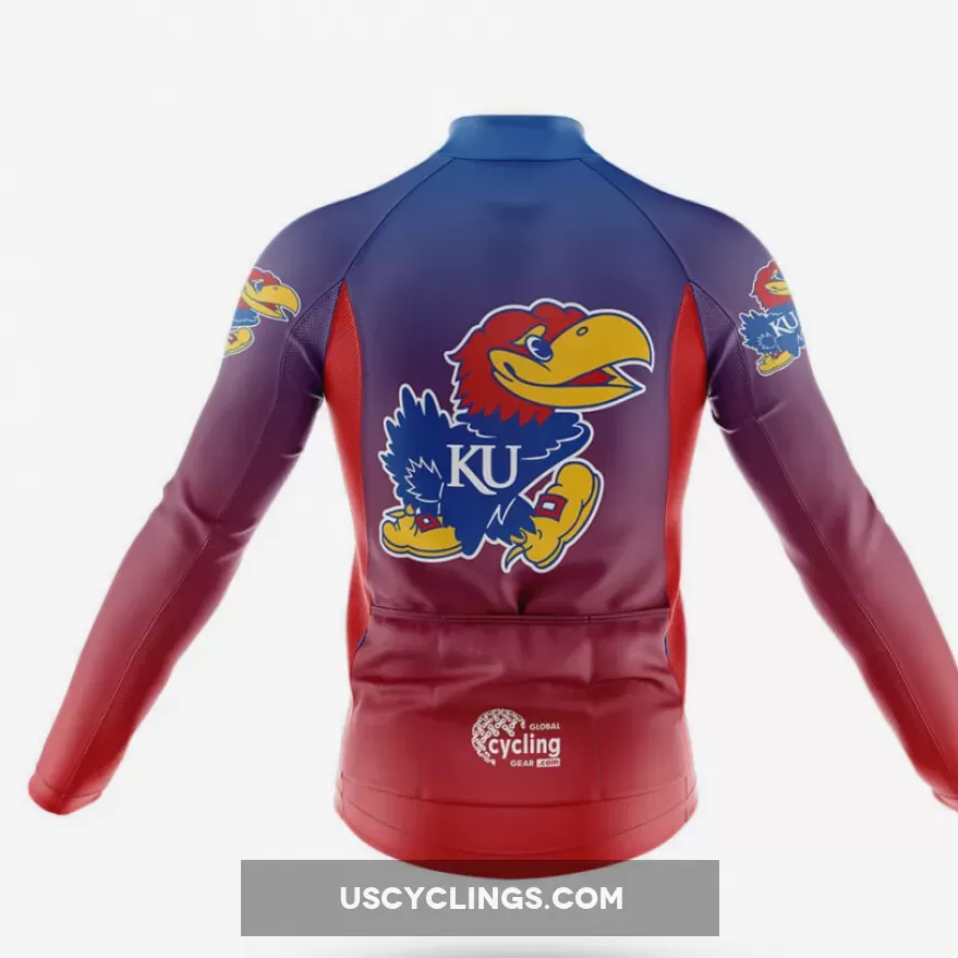 Online Gradient KU Cycling Kit - Long Sleeve Jersey