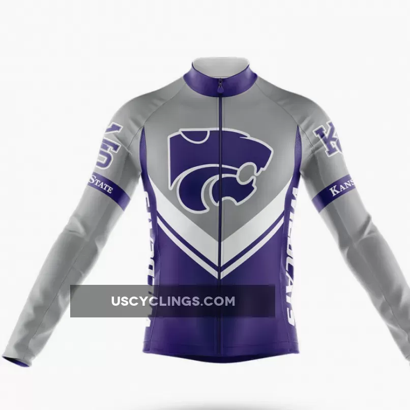 Kansas State University Long Sleeve Cycling Jersey Only Ver.3
