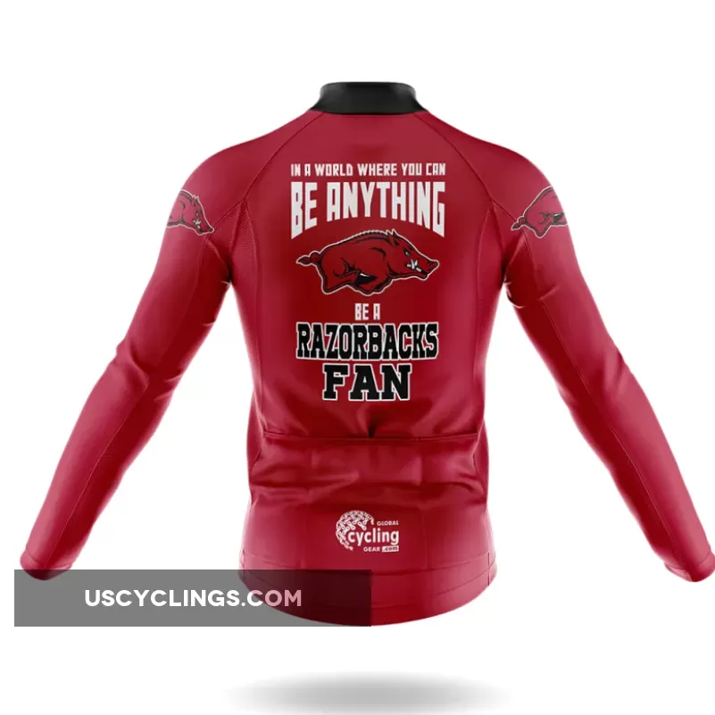 Razorbacks Fan Cycling Kit - Long Sleeve Jersey
