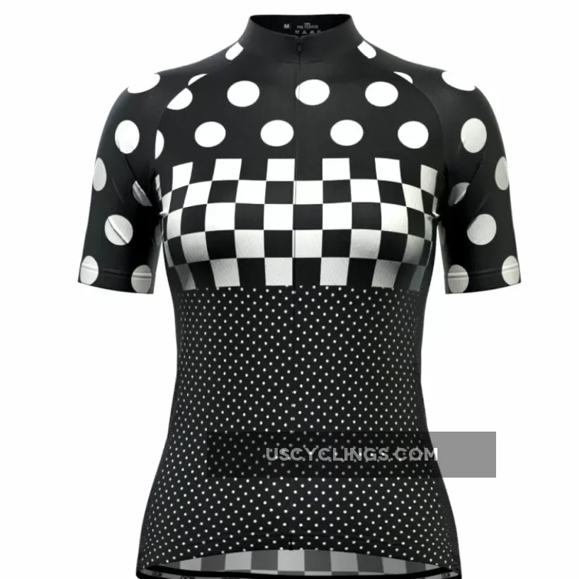 Women's 'Nina' Polka Dot Cycling Jersey For Sale
