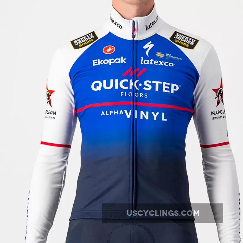 Quick-Step Alpha Vinyl 2022 Thermal Long Sleeve Jersey 4232004-424 For Sale
