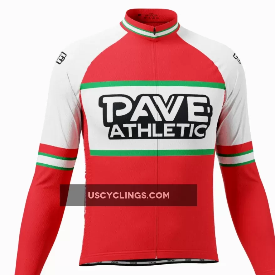 New Releases PAVE Athletic Gaseosa Retro Long Sleeve Cycling Jersey