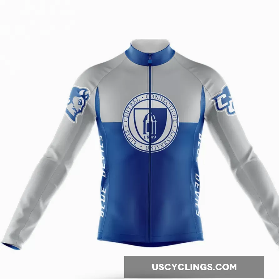 Central Connecticut State University V2 Long Sleeve Cycling Jersey Only