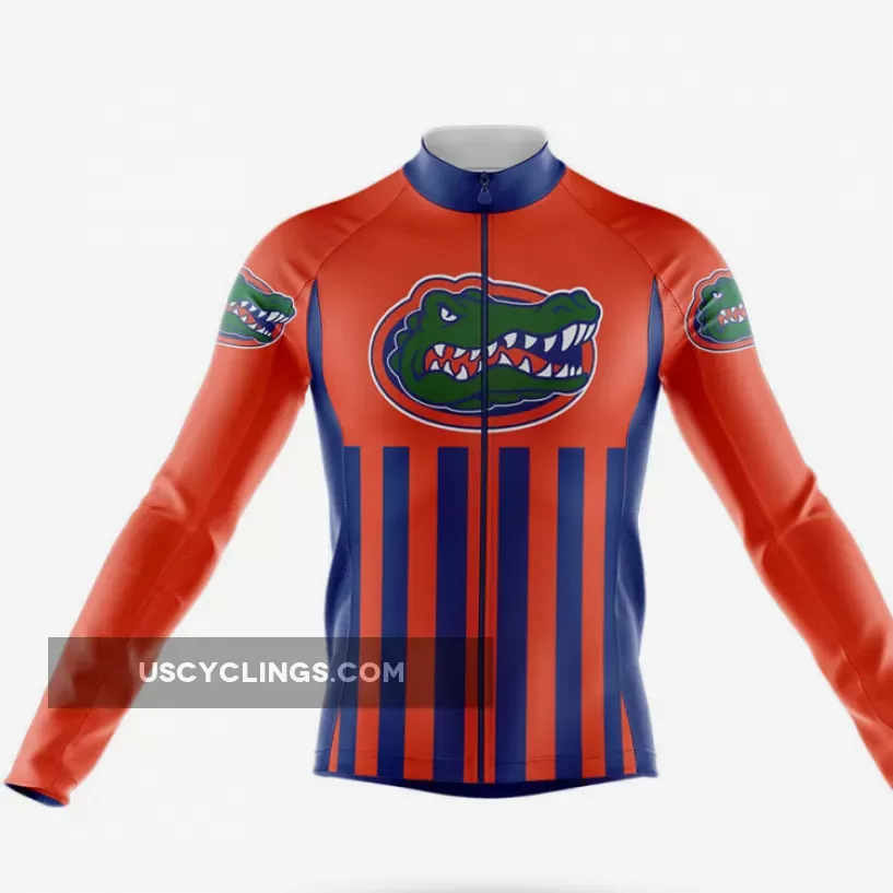University of Florida USA Long Sleeve Cycling Jersey