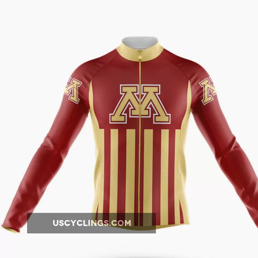University of Minnesota USA Long Sleeve Cycling Jersey