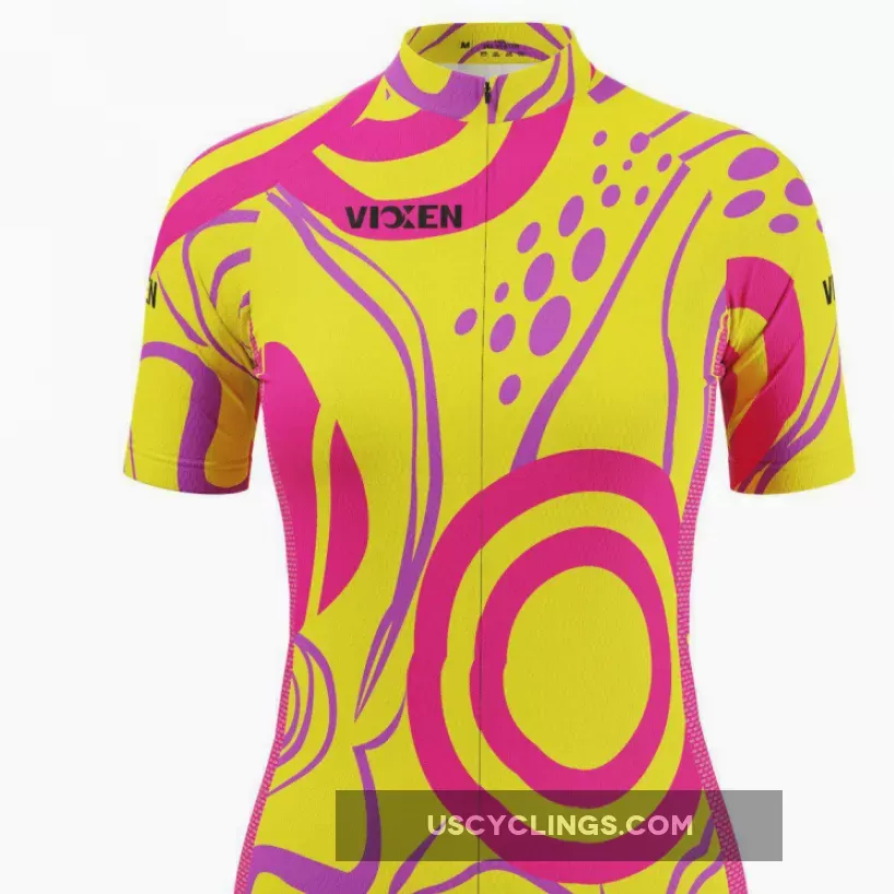 Vixen Women's Scribbles Short Sleeve Cycling Jersey