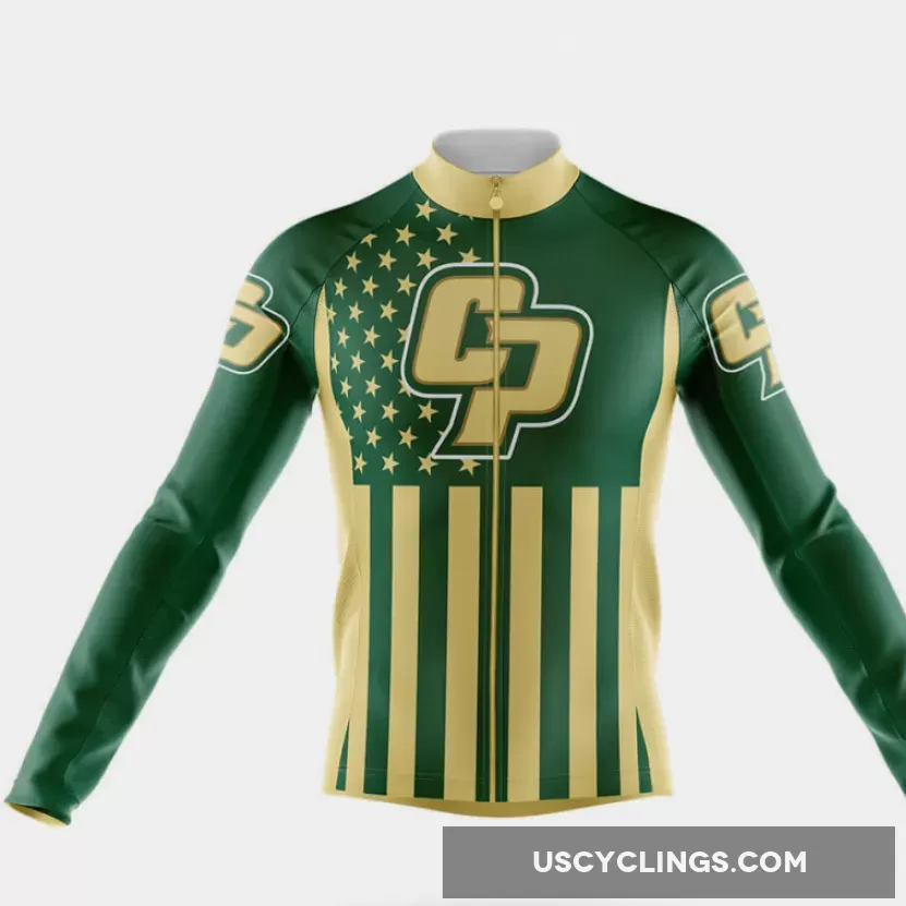 California Polytechnic State University USA Long Sleeve Cycling Jersey Only