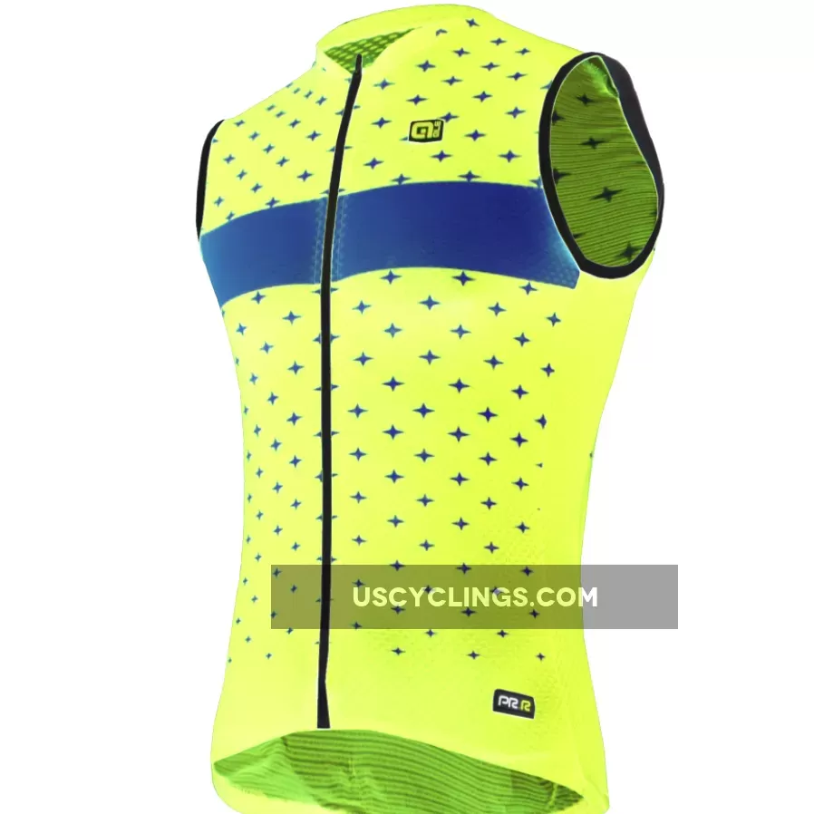 Ale PRR Stars Sleeveless Jersey - Yellow L21204460 Online