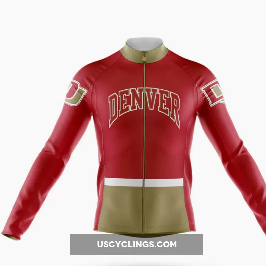 Denver Pioneers - Men's Cycling Kit - Long Sleeve Jersey