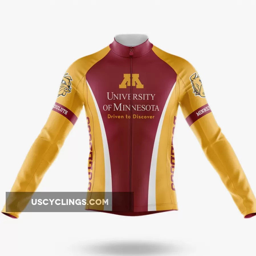University of Minnesota Duluth Long Sleeve Cycling Jersey Only