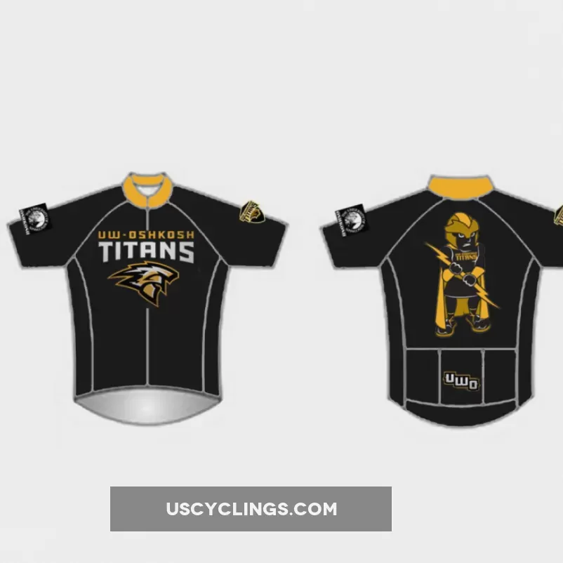 UW UNIVERSITY OF WISCONSIN OSHKOSH TITANS Cycling Jersey Online