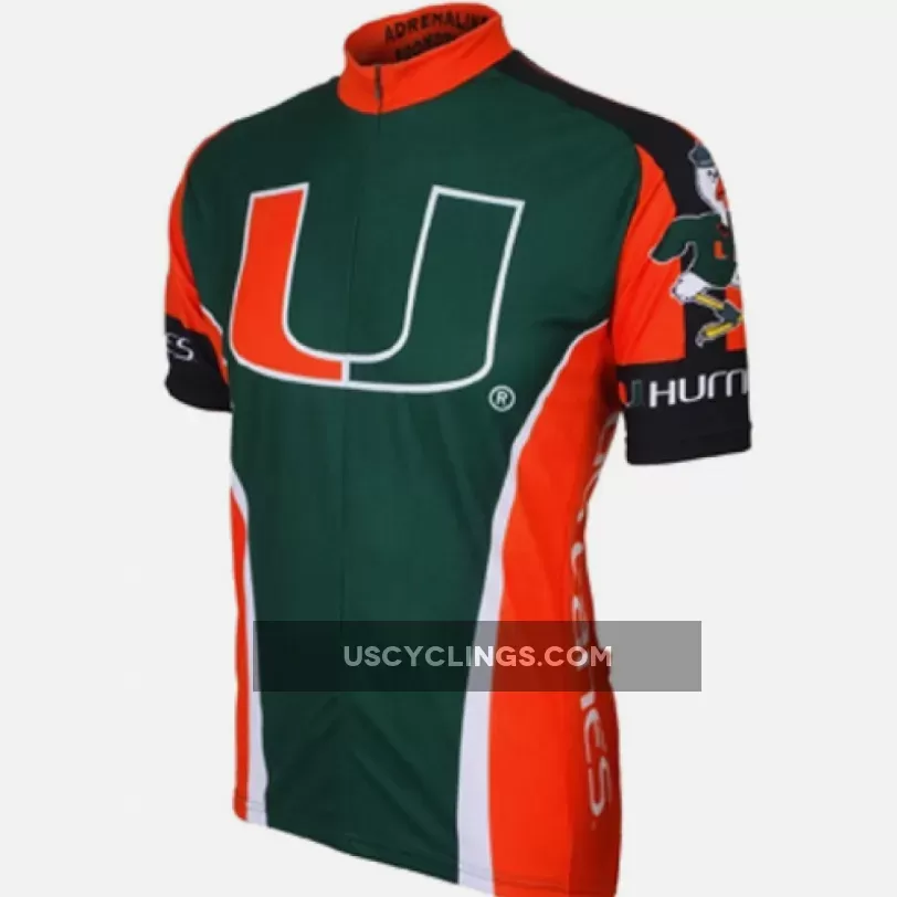 NCAA UM, The U of M, University of Miami (FL) Hurricanes Cycling Jerseys