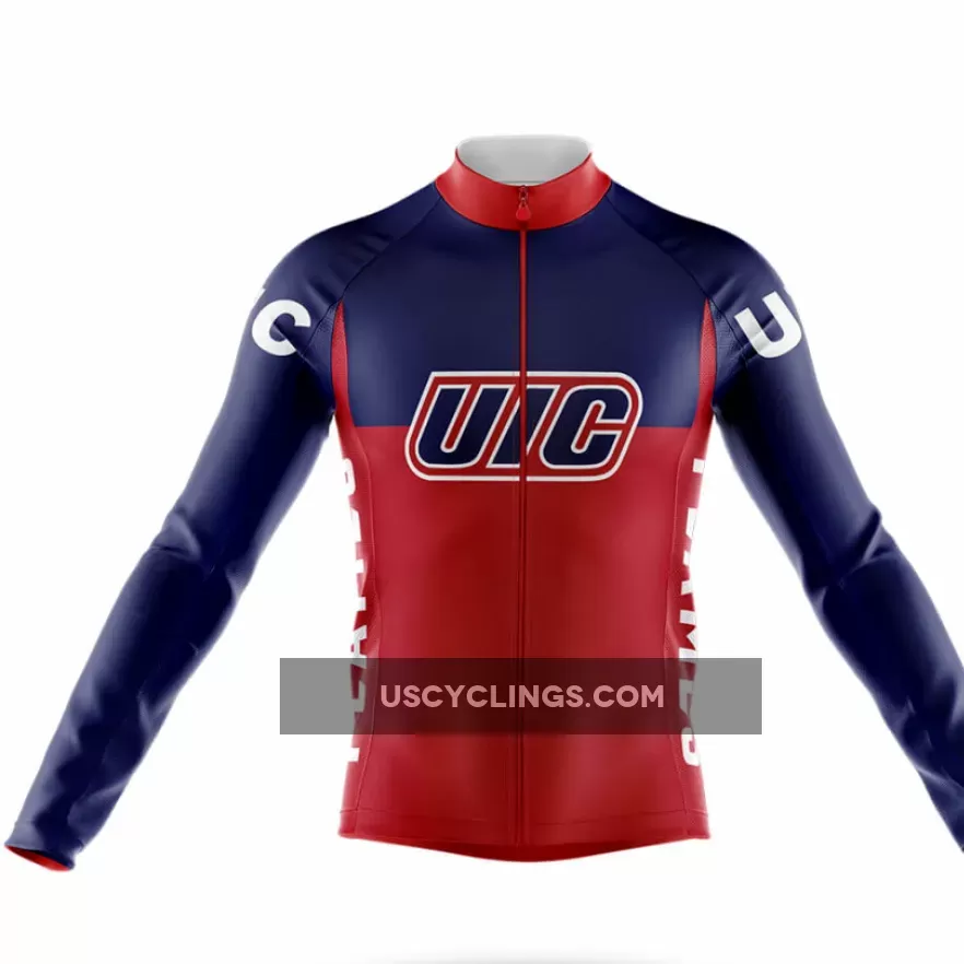 University of Illinois Chicago Long Sleeve Cycling Jersey Ver.2