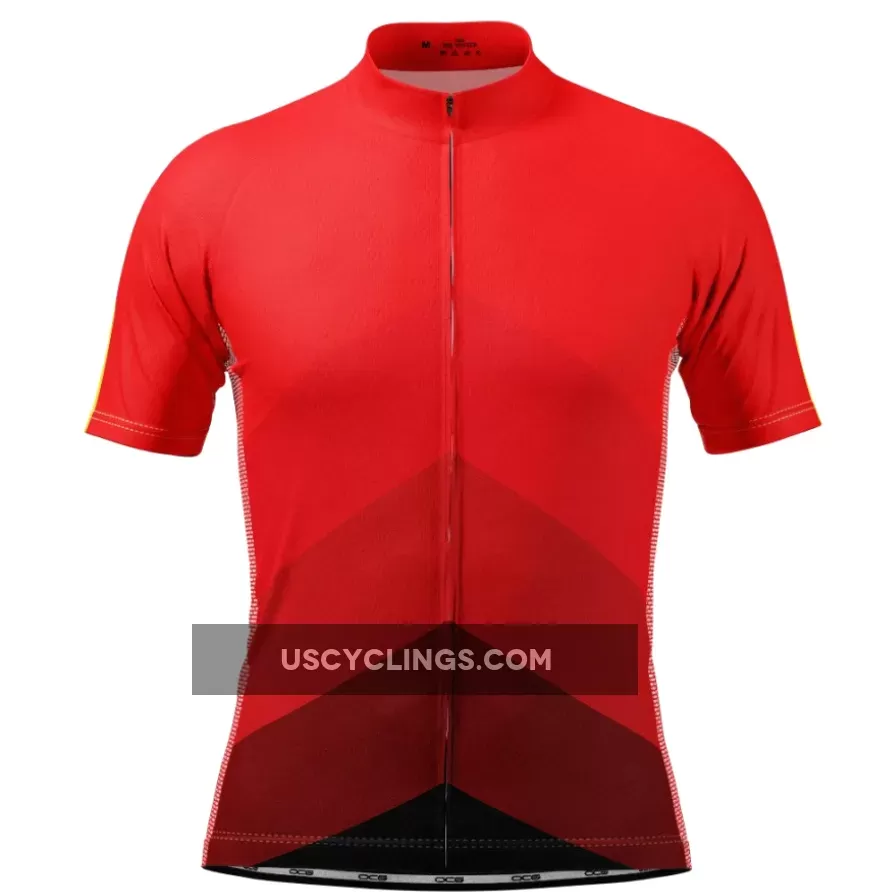 Men's Classic Mountain Peaks Short Sleeve Cycling Jersey For Sale