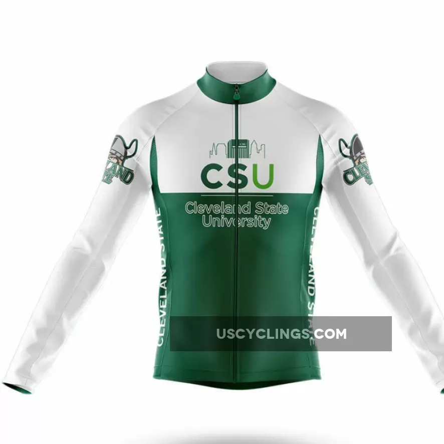 Cleveland State University Long Sleeve Cycling Jersey Ver.2