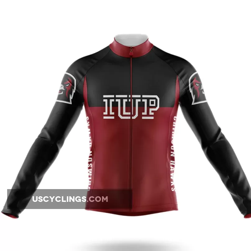 Indiana University of Pennsylvania Long Sleeve Cycling Jersey Ver.2
