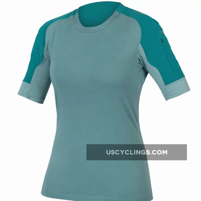Endura GV500 Woman Jersey - Green E6208GS/2 For Sale