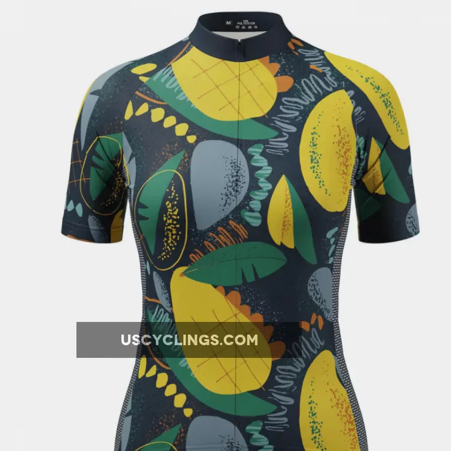 Women's Mango Fruit Indulgence Short Sleeve Cycling Jersey New Releases