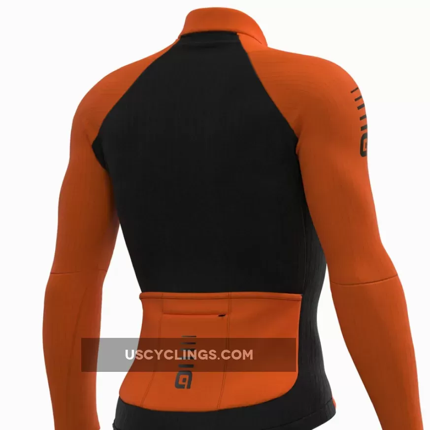 Ale R-EV1 Warm Race Long Sleeve Jersey - Orange L20005529 New Releases
