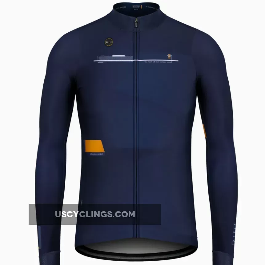 Gobik Supercobble Moonlit Long Sleeves Jersey - Blue 10-01-002-010-10 For Sale