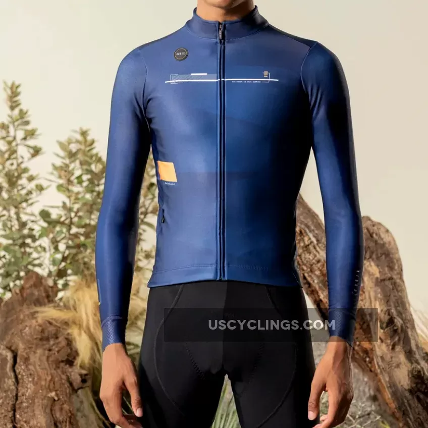 Gobik Supercobble Moonlit Long Sleeves Jersey - Blue 10-01-002-010-10 For Sale