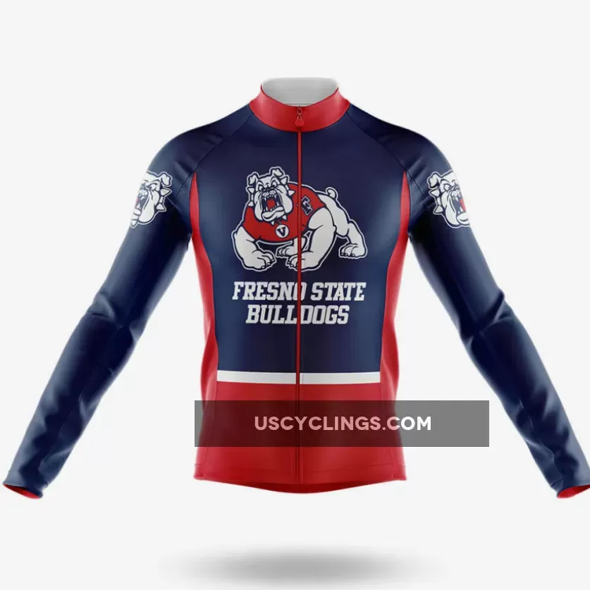Fresno State Bulldogs Long Sleeve Cycling Jersey Only