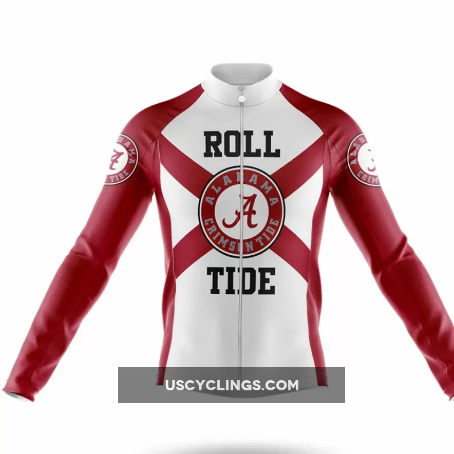 Alabama Crimson Tide - Men's Cycling Kit - Long Sleeve Jersey