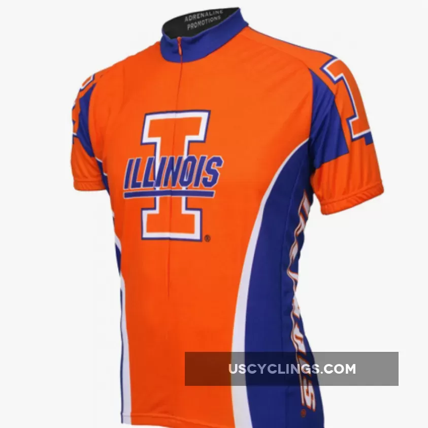 NCAA UIUC U of I, Illinois Fighting Illini Cycling Jerseys