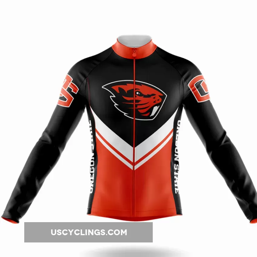 Oregon State University V3 - Men's Cycling Kit - Long Sleeve Jersey