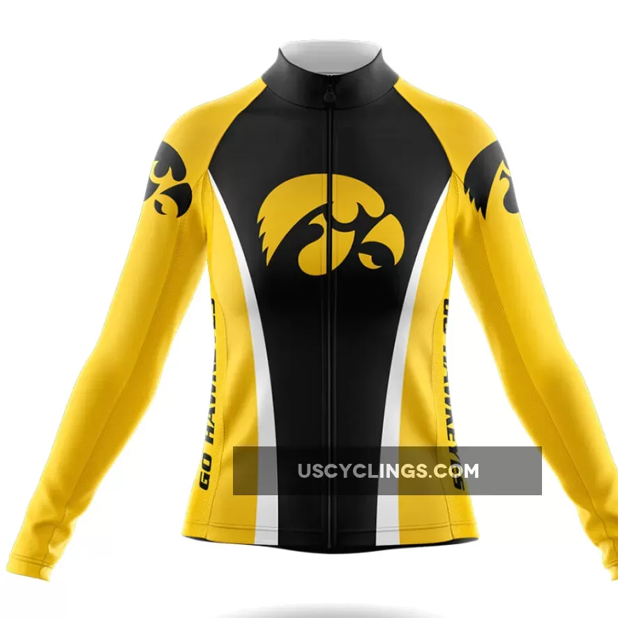 University of Iowa - Women's Long Sleeve Cycling Jersey Only