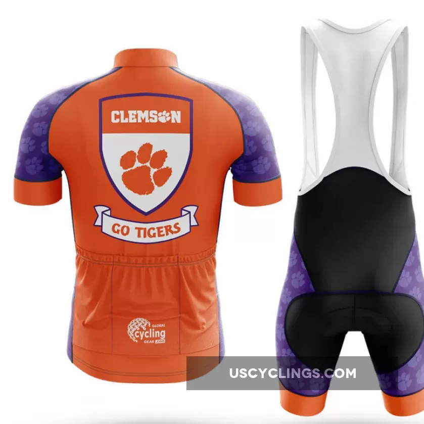 Clemson Tigers Shield - Men's Cycling Kit / Full Set