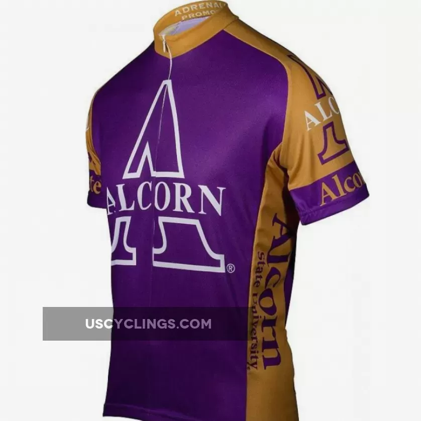 NCAA Alcorn State University Braves Short Sleeve Cycling Jerseys Bike Clothing New Releases