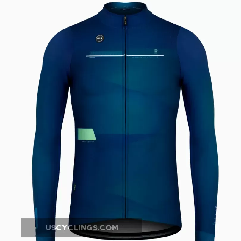 Gobik Cobble Harbor Long Sleeves Jersey - Blue 10-01-003-036-11 New Releases