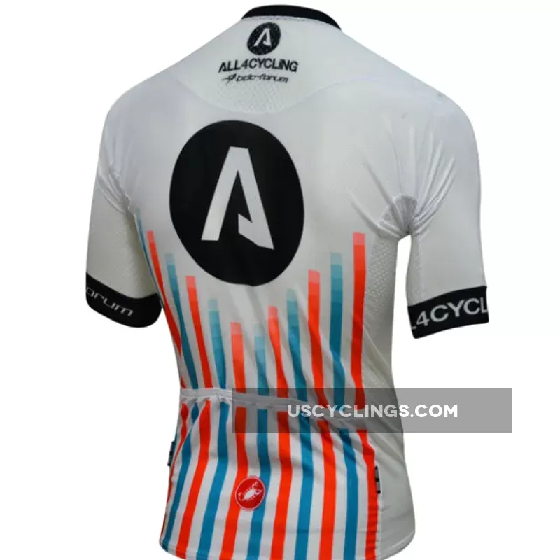 Team All4cycling Bdc 2018 Climber's Jersey - White 4300167-001 For Sale