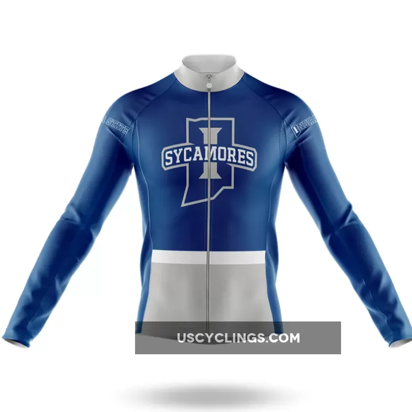 Indiana State Long Sleeve Cycling Jersey For Sale