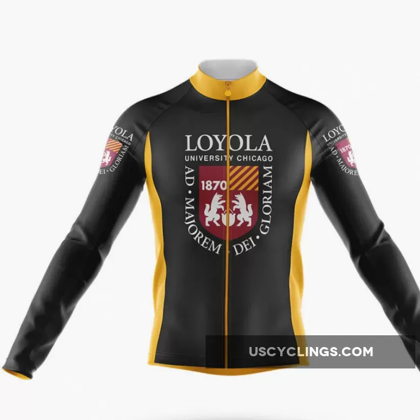 Loyola University Chicago 1870 Long Sleeve Cycling Jersey