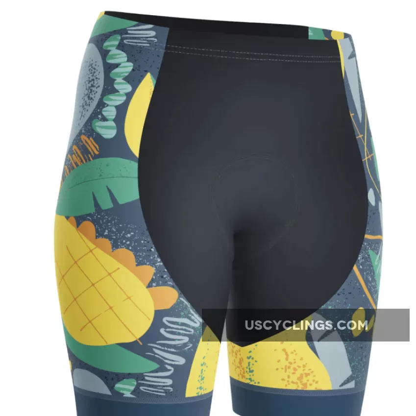 Women's Mango Fruit Indulgence Gel Padded Cycling Shorts #mango sizing chart