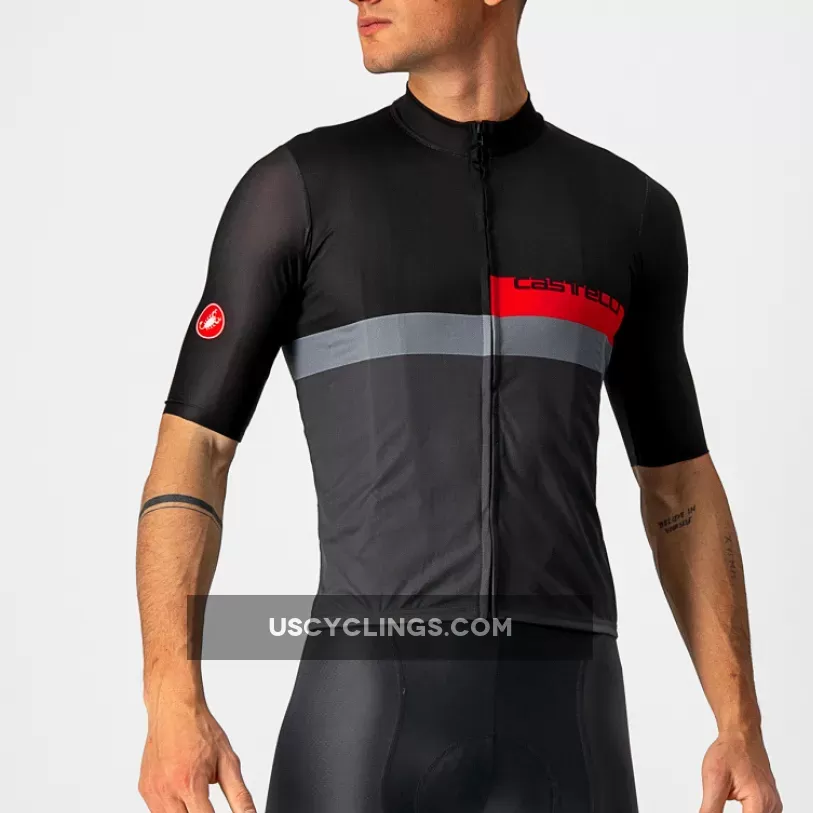 Castelli A Blocco Jersey - Black 4522017-085 Online