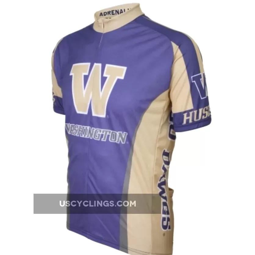 UW University Of Washington Huskies Cycling Short Sleeve Jersey Online